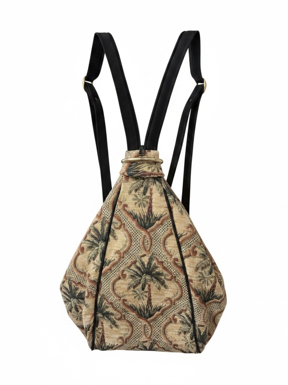 Danny K. Beverly Hills Tapestry Palm Trees  Sling Backpack